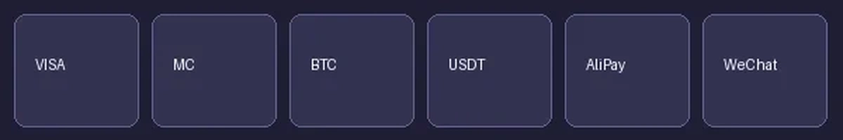 支持的支付方式图标